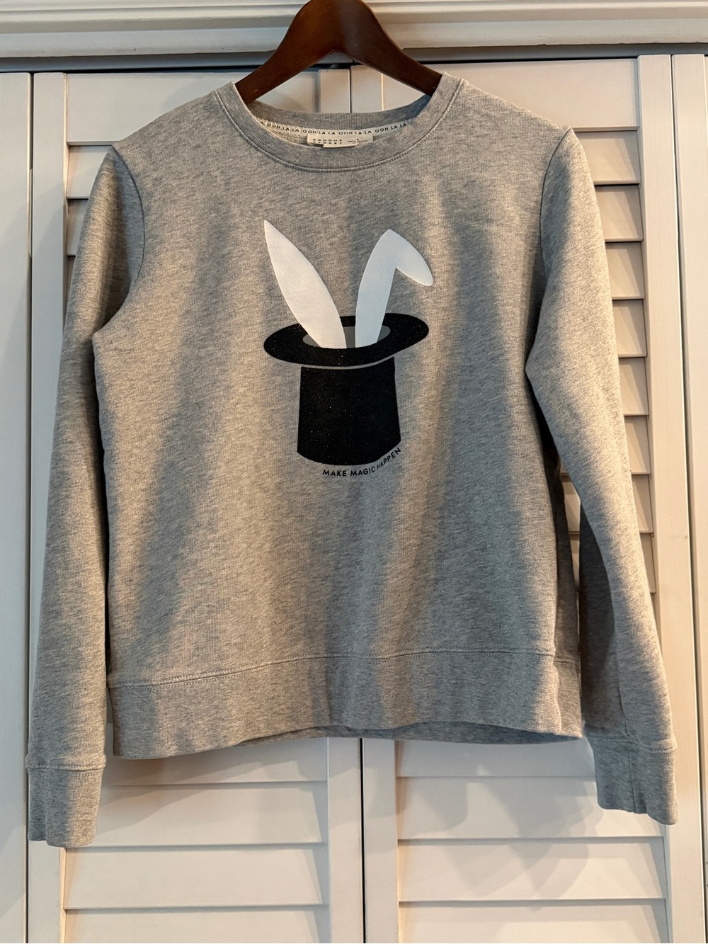 Kate Spade Broome Street Make Magic Happen Crewneck Sweatshirt - Size S